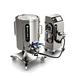 Repligen ProConnex MixOne RG-X single-use mixing system featuring Metenova Zero Gravity technology and RG-V film for sterile, low-shear bioprocessing and vaccine manufacturing.  