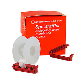 Spectra/Por Biotech Grade Cellulose Ester (CE) dialysis tubing produced using a proprietary casting process, offering ultra‑pure membranes for critical molecular weight separations without additional cleaning.