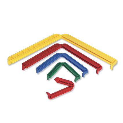 Universal tubing closures compatible with all dialysis tubing types, designed to provide a leak‑proof seal and required for use with cellulose ester (CE) dialysis membranes.