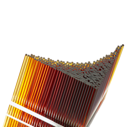 Repligen SoloVPE Fibrettes optical fiber bundle used for variable pathlength UV spectroscopy measurements.