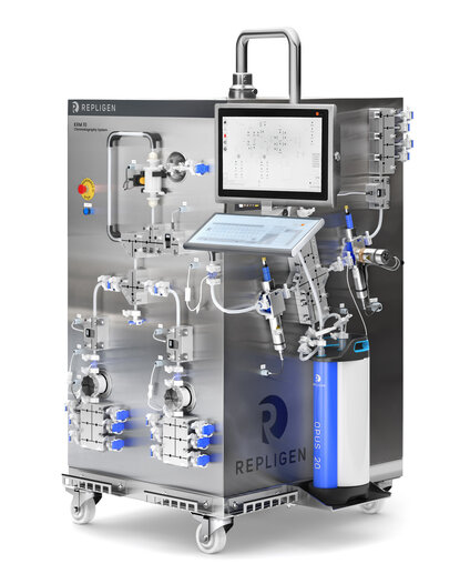 KRM 10 Chromatography System with OPUS pre-packed column 