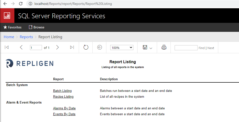KlariFi software reporting list  