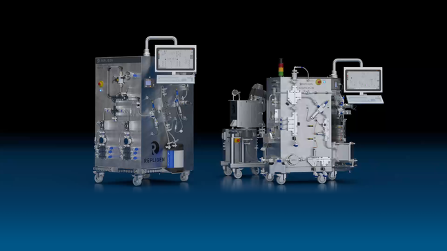 KRM Chromatography system alongside KrosFlo RS TFF system 