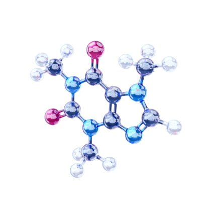 3D molecular visualization representing metabolites studied in metabolomics and mass spectrometry‑based analytical workflows.