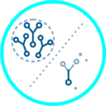 Product aggregation & degradation icon
